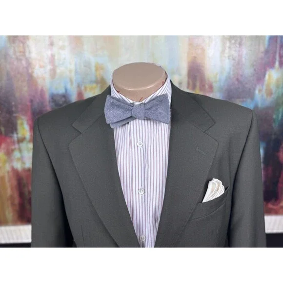 Tiglio Mens Forrest Green Super 140s Blazer 42S Made In Italy MSRP $1395